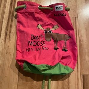 Cute Alaska “Don’t Moose with my Bag” backpack style bag